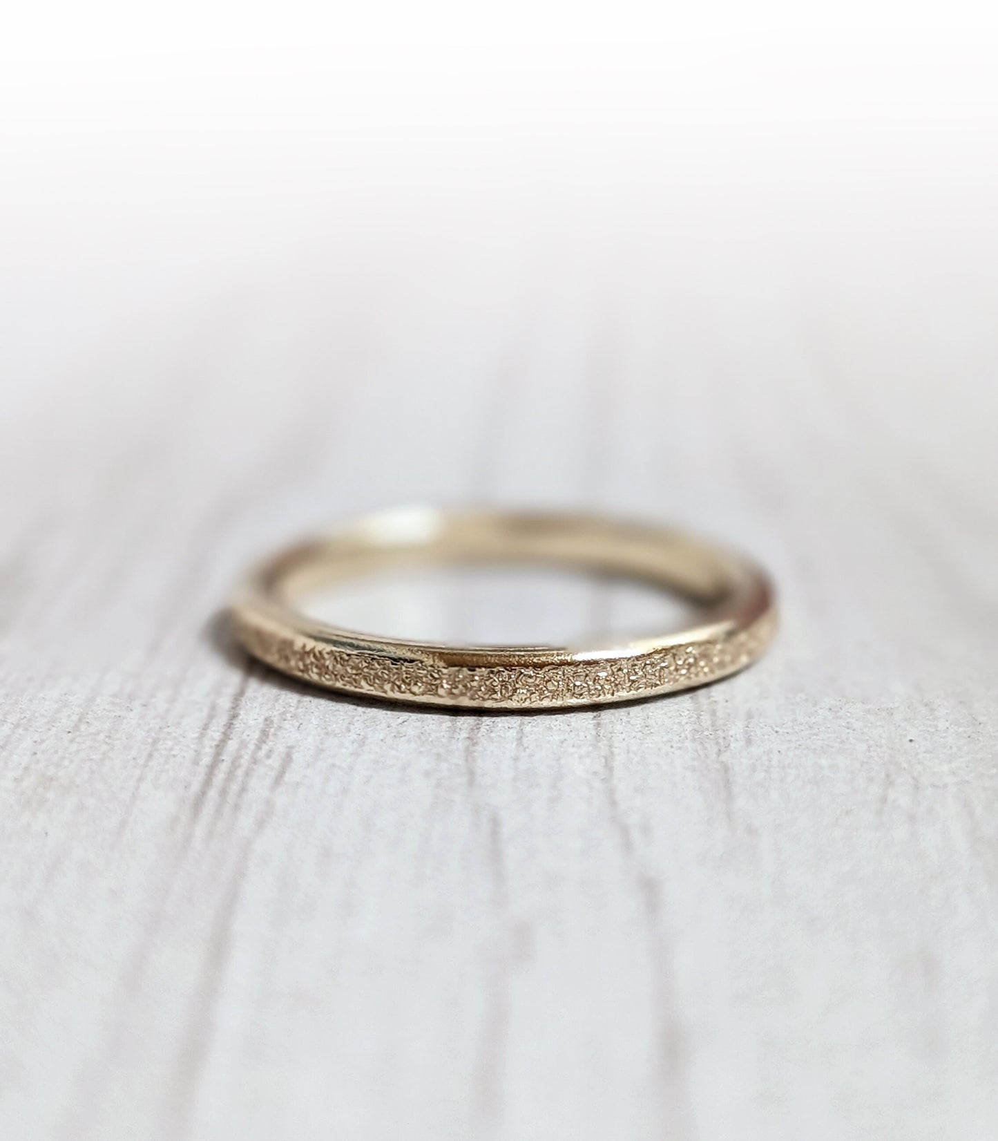 Stardust 9ct Recycled Gold Band Ring ~ stacking ring, textured, stackable, gold, wedding, engagement