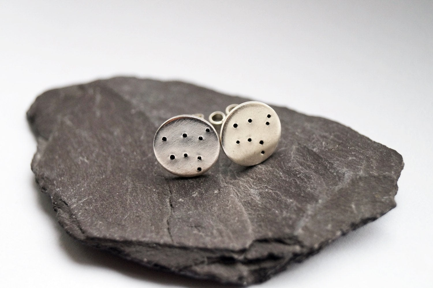 Constellation Sterling Silver Earrings ~ studs, stars, birthdays, personalised, star sign