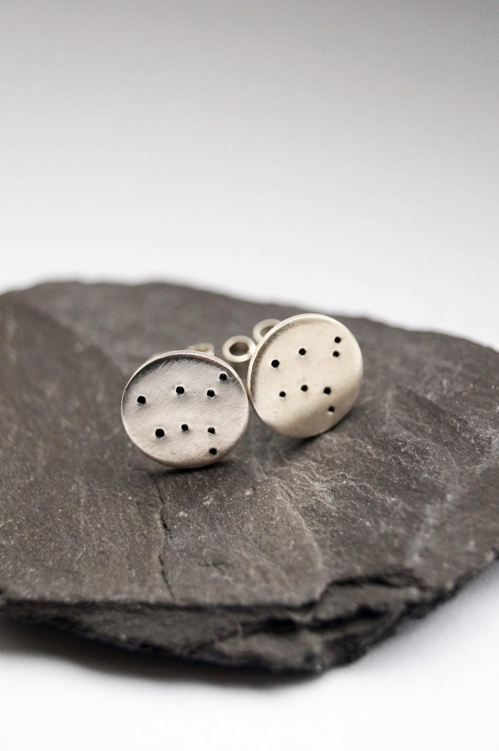 Constellation Sterling Silver Earrings ~ studs, stars, birthdays, personalised, star sign